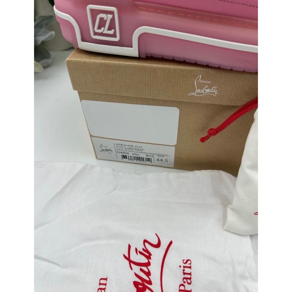 Men's Christian Louboutin ASTROLOUBI pink/white colorway sneakers size 44.5 - Picture 13 of 15